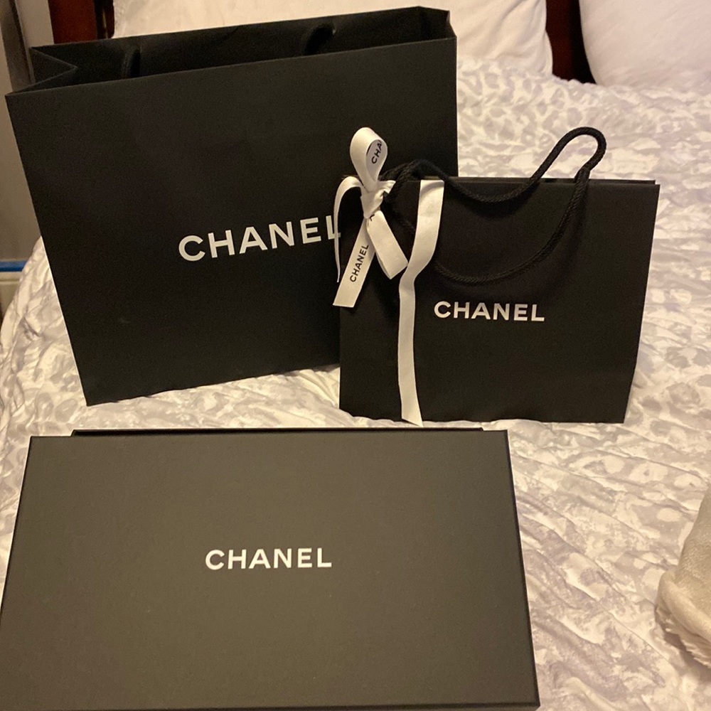 2 Chanel bags and box